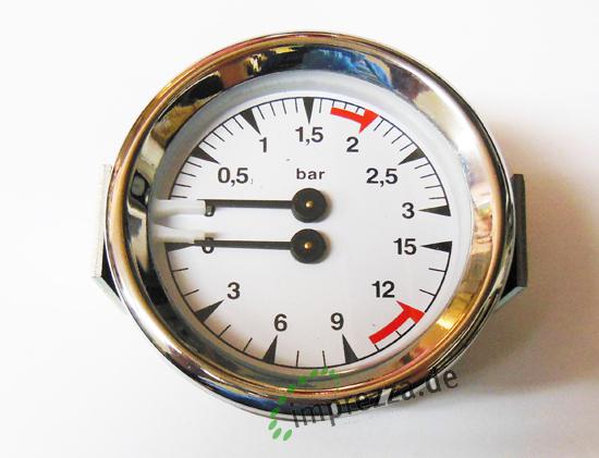 Bezzera Pressure Gauge Double Scala
