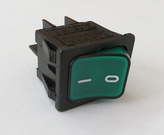 LF Schalter 2-Polig Grün 16A 250V
