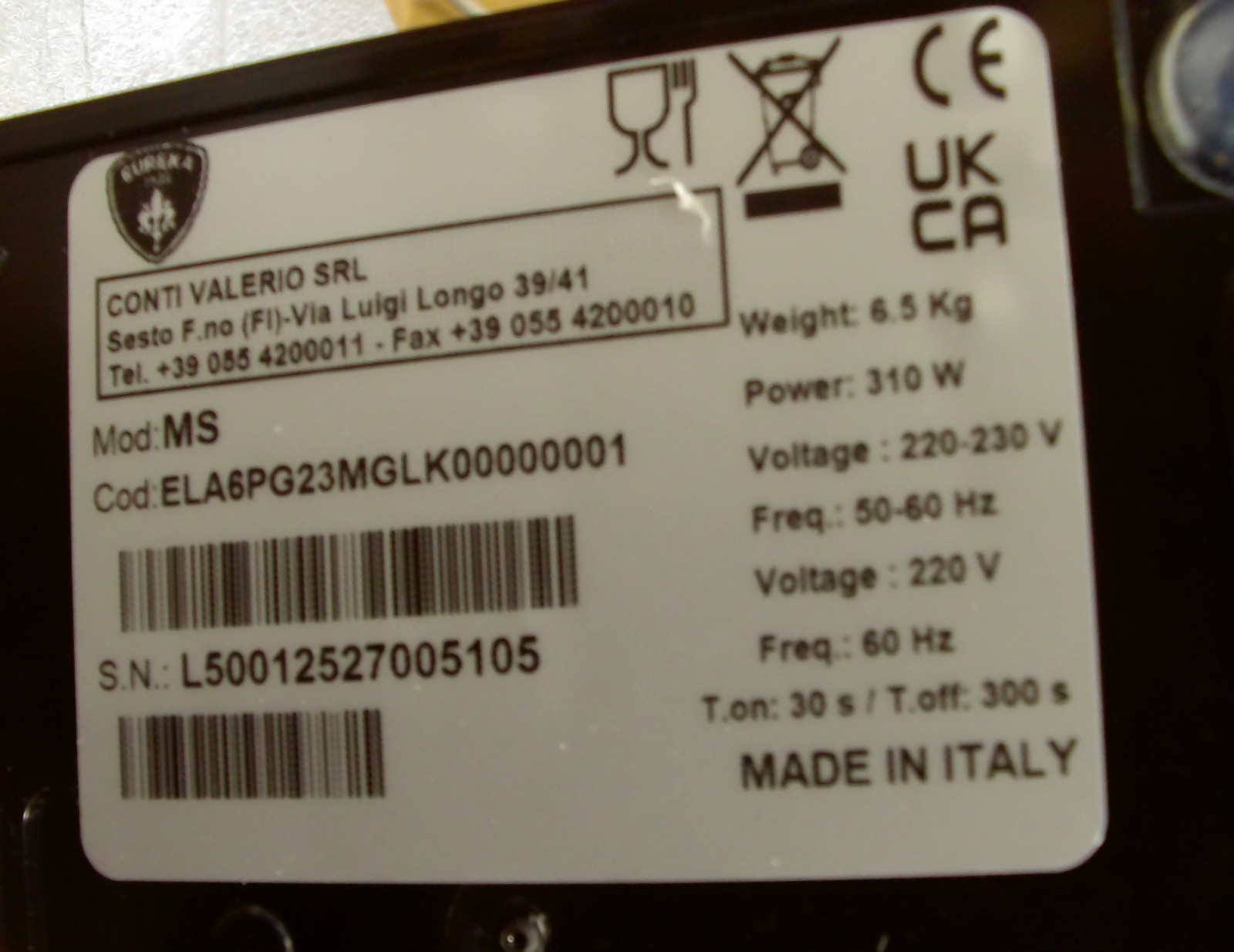 Eureka Libra All Purpose 65 #0641
