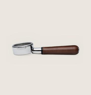 Quick Mill Stainless steel bottomless Wooden portafilter