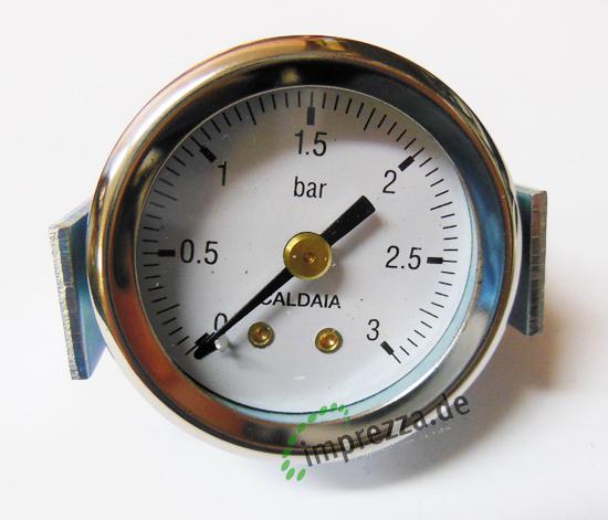Bezzera Pressure Gauge D40 3 Bar Nautral W/Flange  1