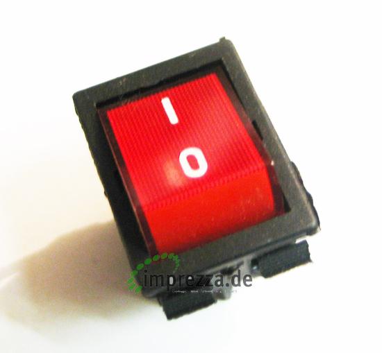 LF Schalter 2-Polis 250 V 16 A rot 1