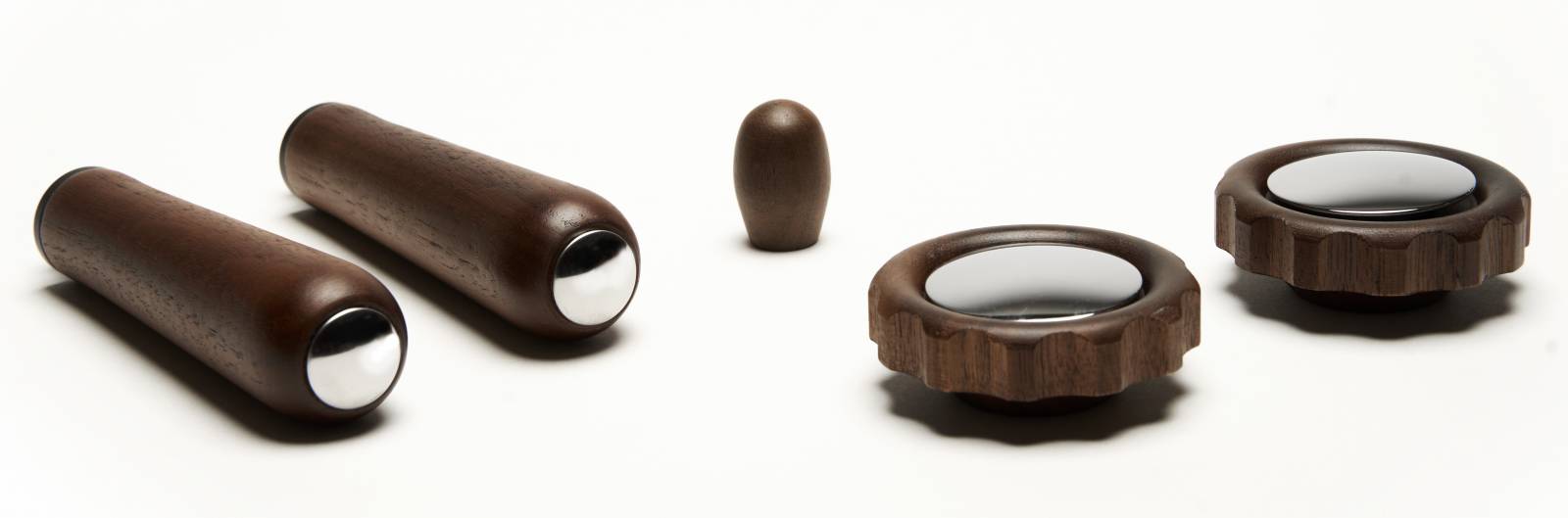 Quick Mill Wooden upgrade set with round knobs