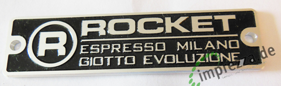 Rocket Giotto Evoluzione Front Tag